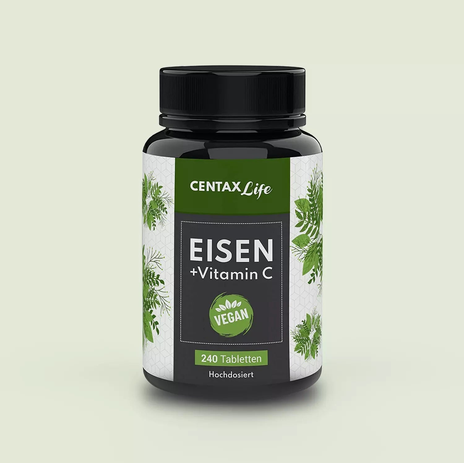 Eisen+Vitamin C (240 Vegan Tabletten) - Centax Life